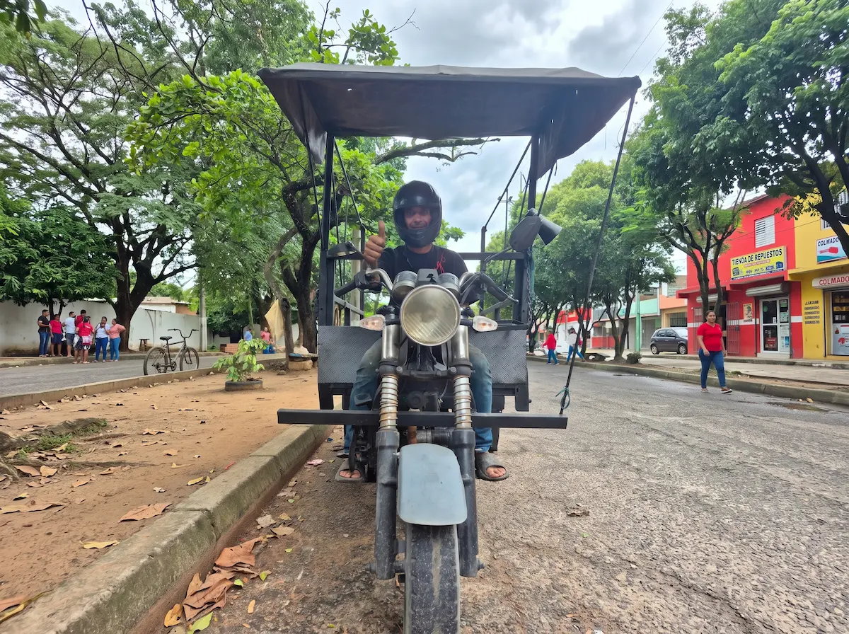 Vehículo de Jhon Fredy