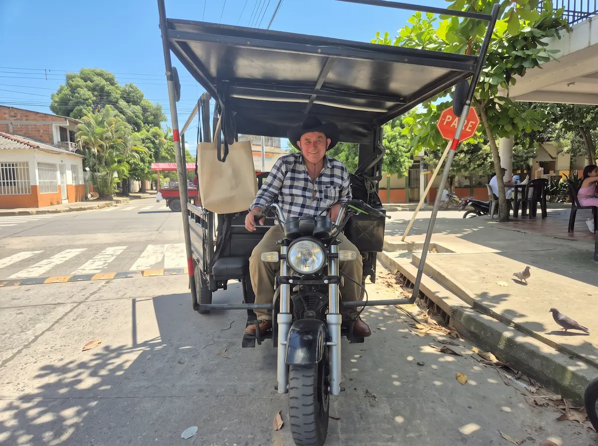 Vehículo de Otoniel Patiño